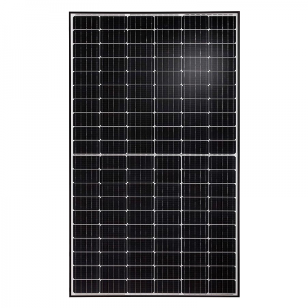 LUXOR Eco Line Half Cells M120, Solarmodul 375W, LX-375M/166-120+, monokristallin, Black Frame
